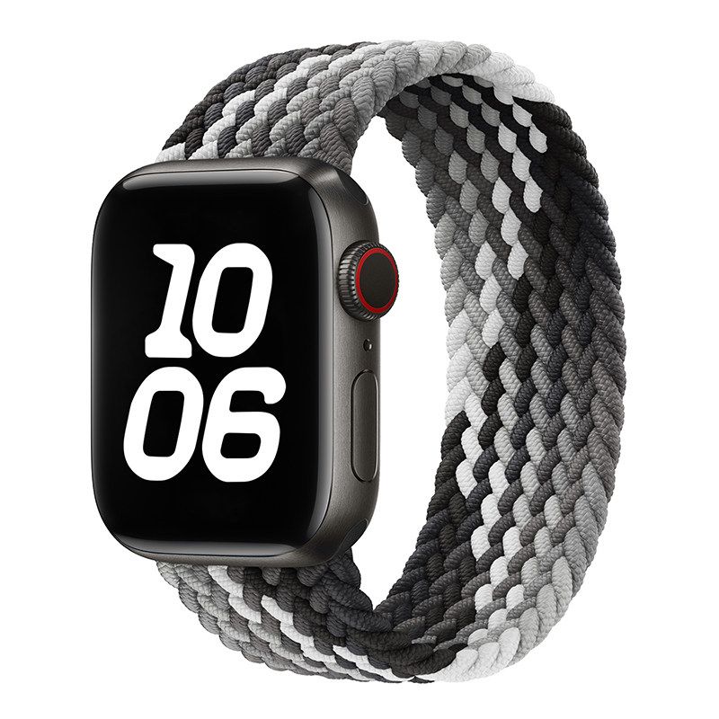 アップルウォッチバンドナイロン編み シングルループ 通気性デザイン