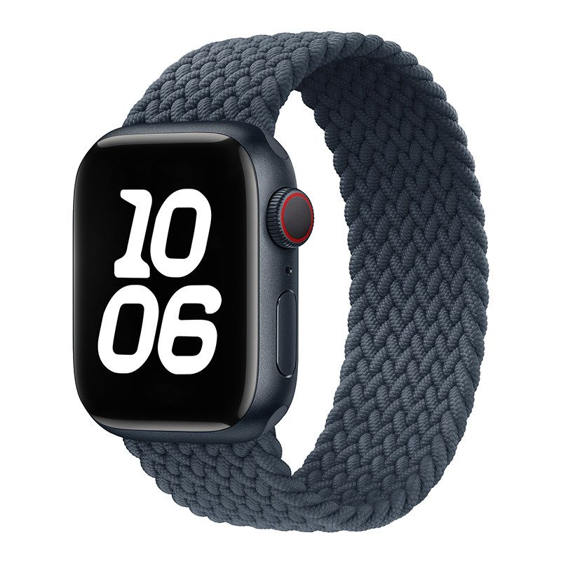アップルウォッチバンドナイロン編み シングルループ 通気性デザイン