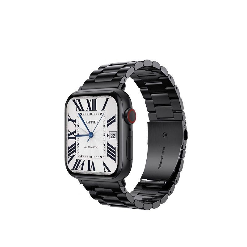 アップルウォッチバンド ステンレスバンド 保護ケース一体型|メタル 高耐久デザイン