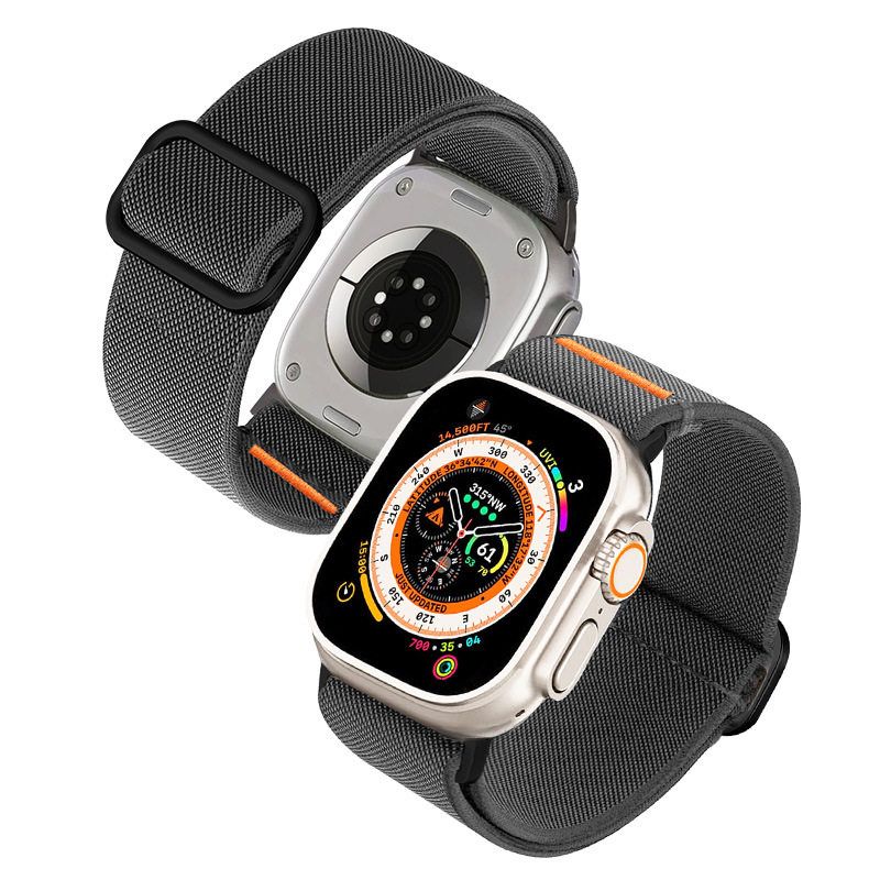 アップルウォッチバンド 伸縮性ナイロン製スポーツループバンド