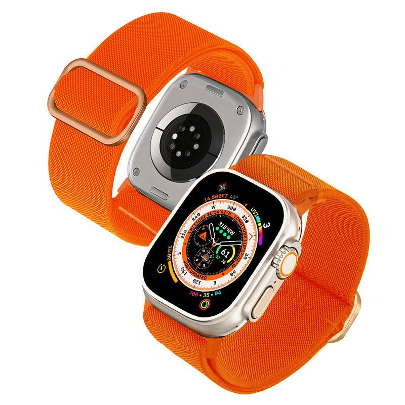 アップルウォッチバンド 伸縮性ナイロン製スポーツループバンド