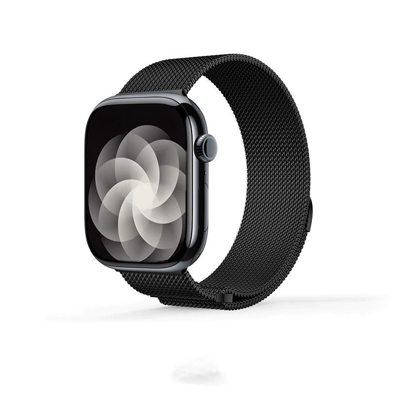 アップルウォッチバンド 上質チタン編みメッシュバンド