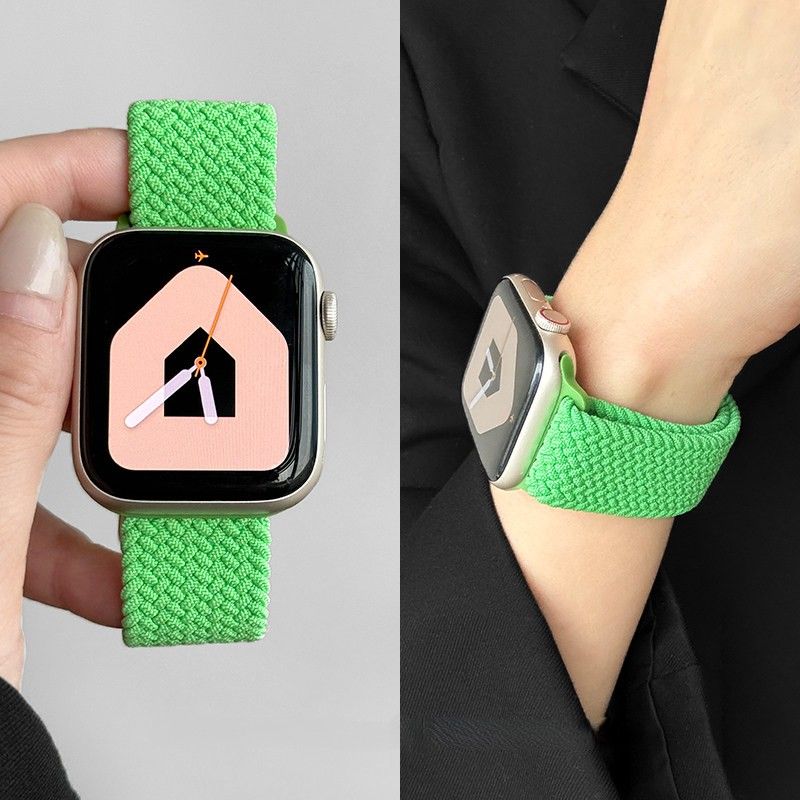 アップルウォッチバンド 編み目デザイン ナイロンバンド