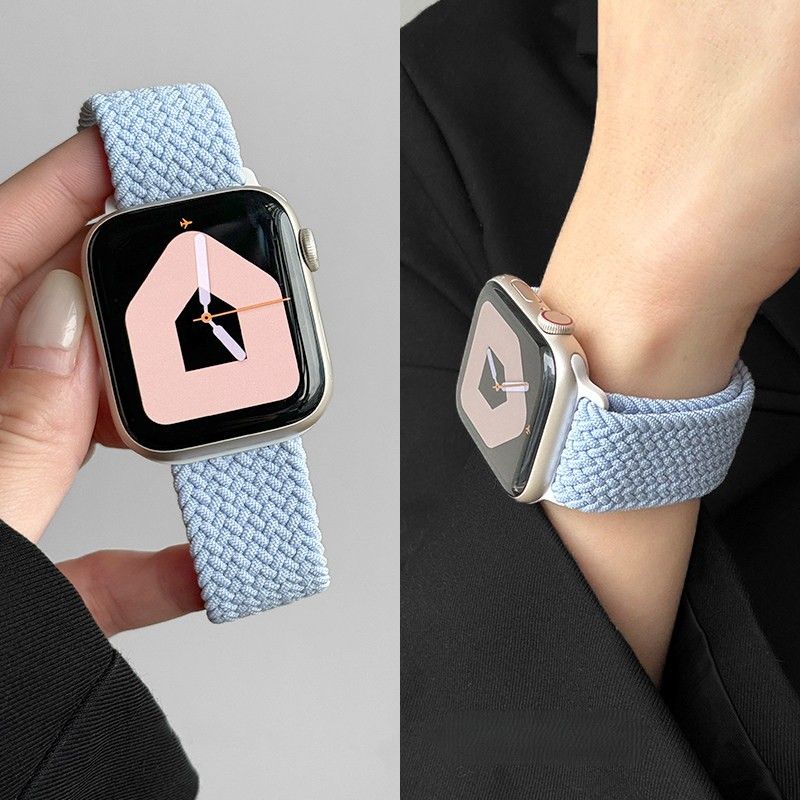 アップルウォッチバンド 編み目デザイン ナイロンバンド