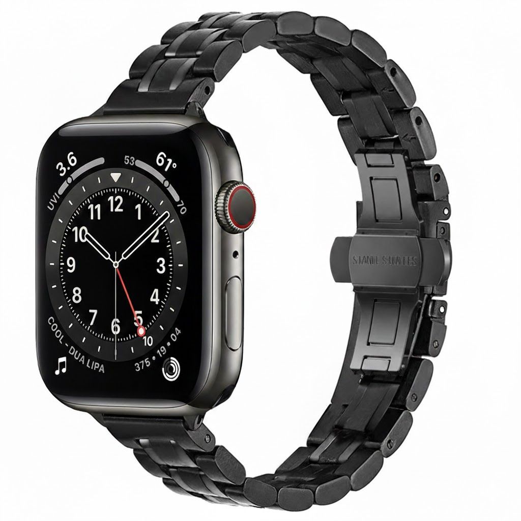 アップルウォッチバンド ステンレス 高級感溢れるステンレス製チェーン時計ベルト