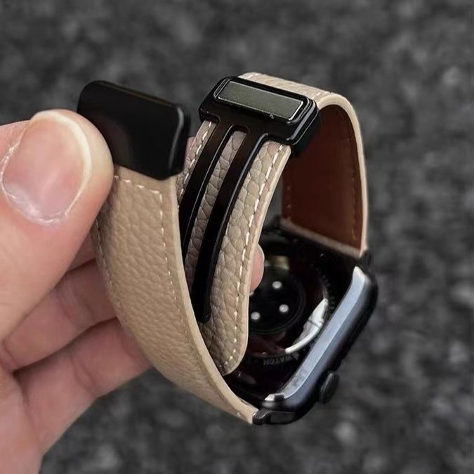 アップルウォッチバンド 二重巻きレザーバンド本革仕様