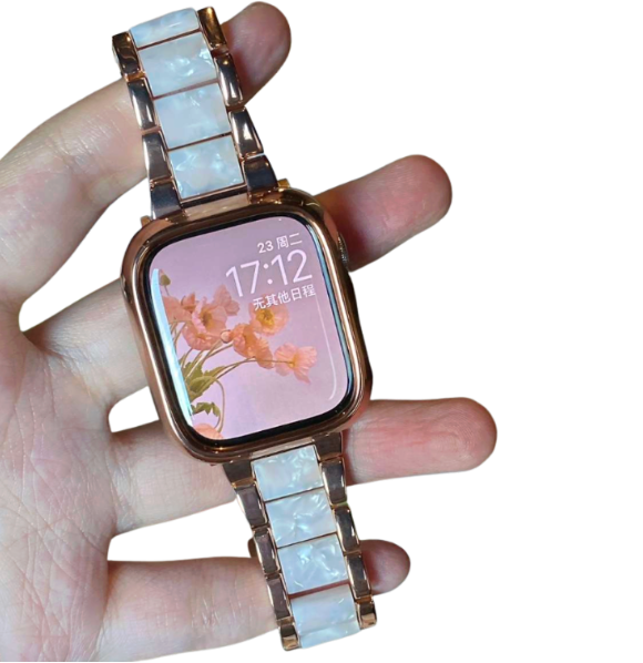 アップルウォッチバンド エレガントフローラル スマートウォッチバンド