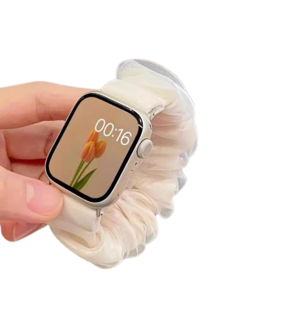 アップルウォッチバンド シフォンリボン 腕時計ベルト