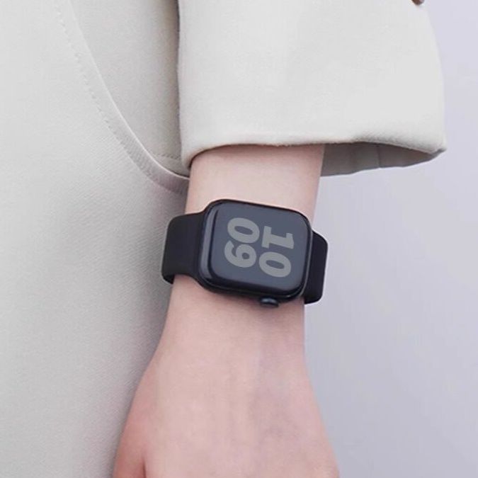 アップルウォッチバンド なめらかシリコン製スポーツウォッチバンド
