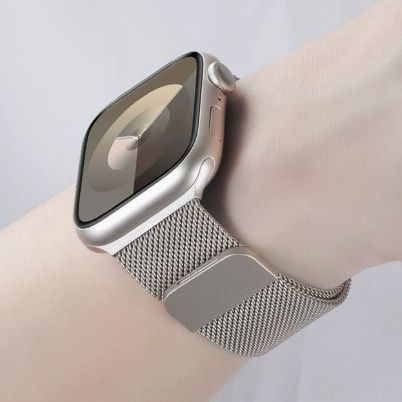 ステンレス製ミラネーゼループ アップルウォッチバンド
