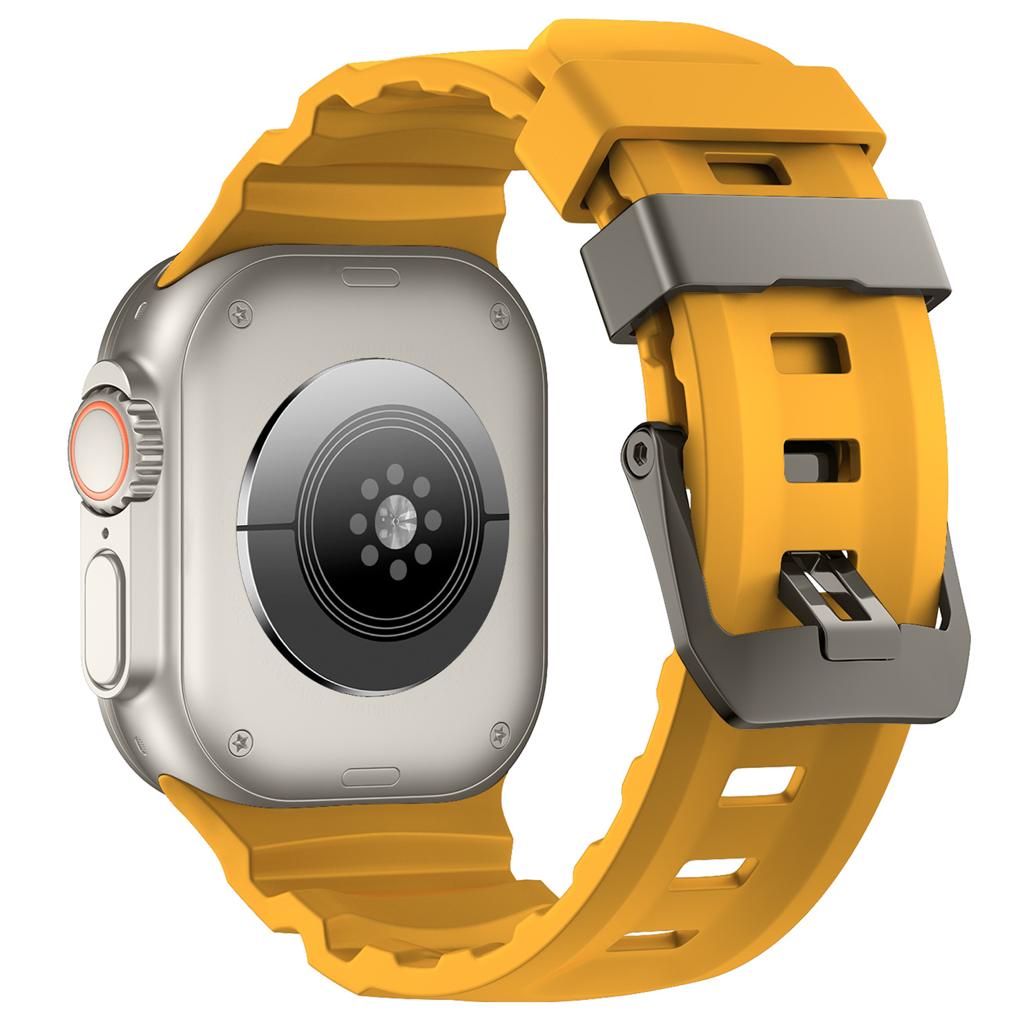 アップルウォッチバンド 頑丈保護ケース一体型スポーツバンド