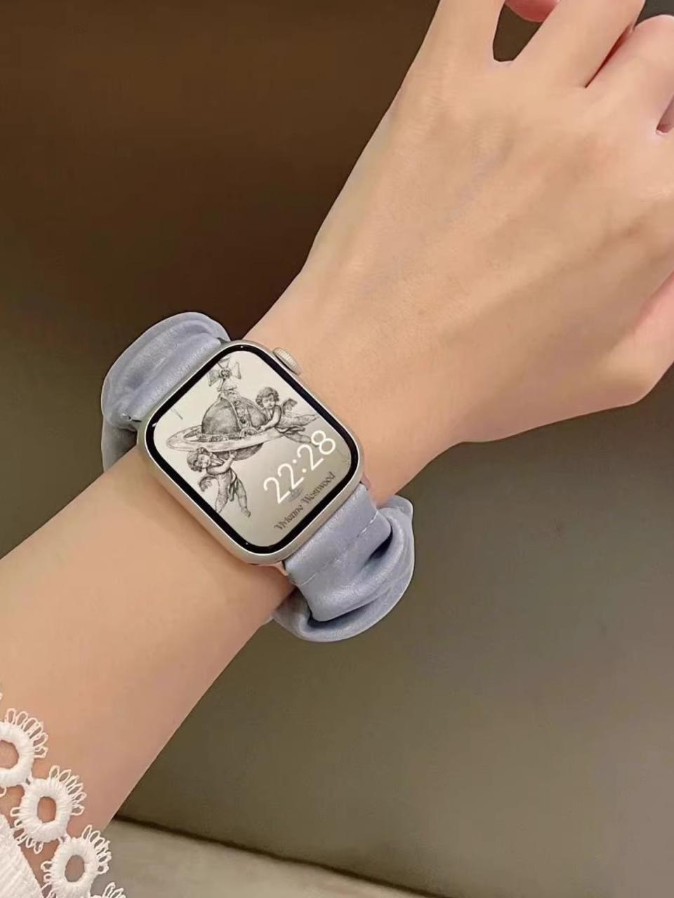 アップルウォッチバンド シフォンリボン 腕時計ベルト