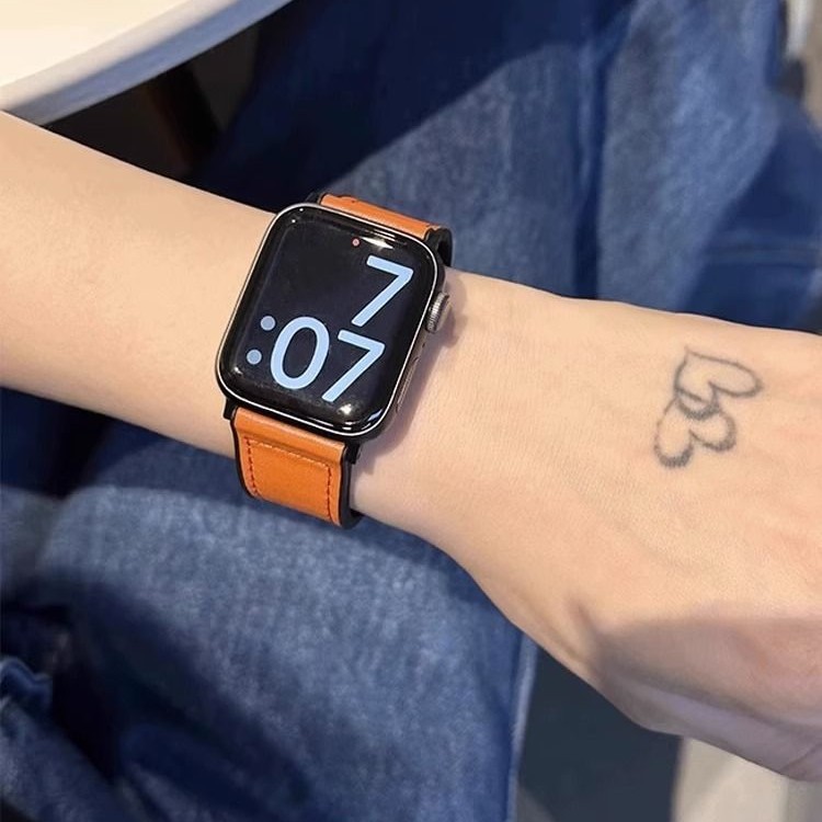 アップルウォッチバンド 二重巻きレザーベルト本革仕様時計替えバンド