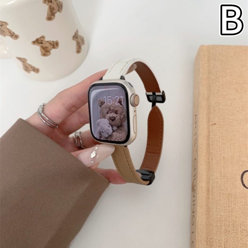 アップルウォッチバンド 本革ツートンカラー アップルウォッチ用レザーバンド