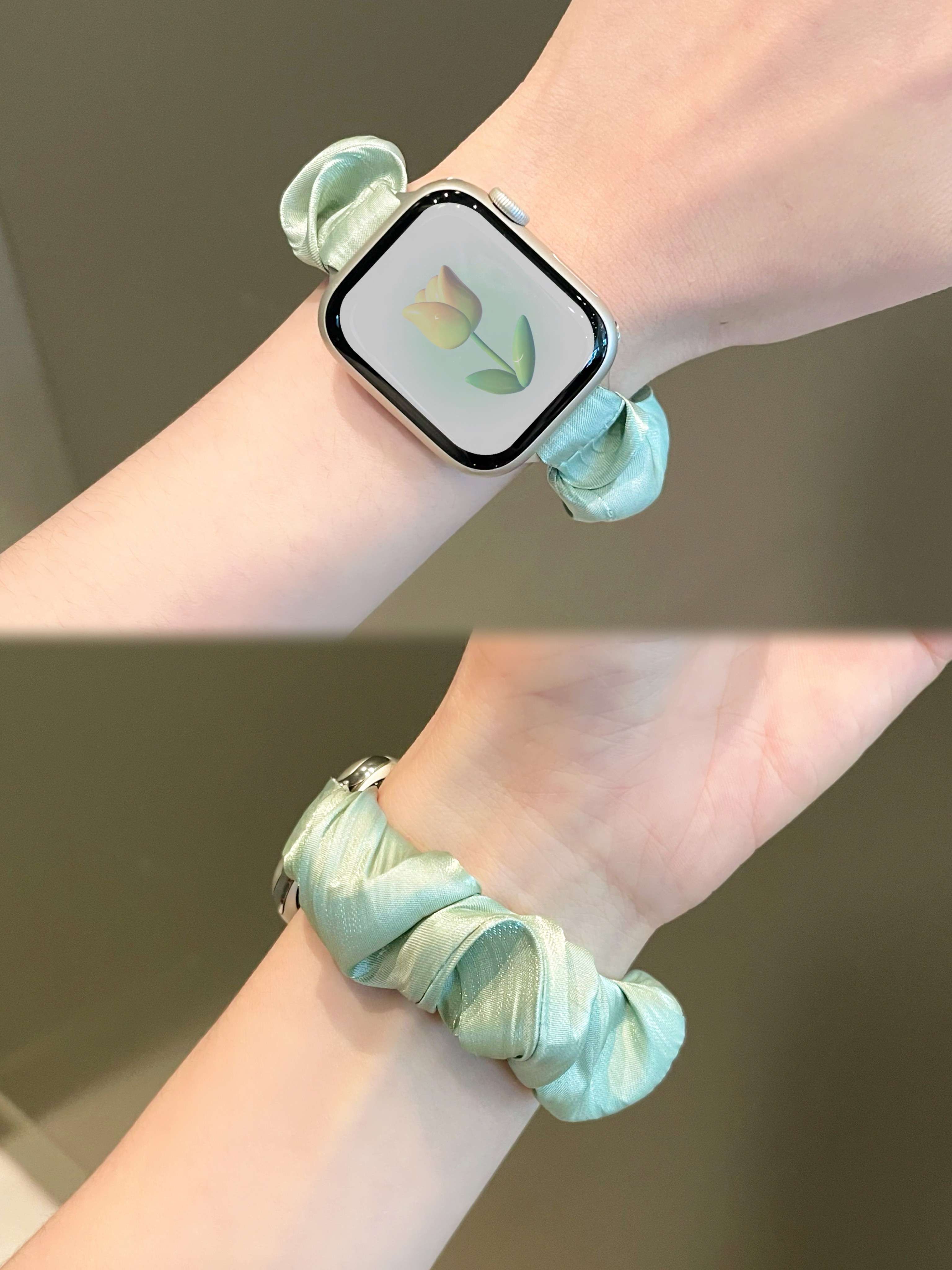 アップルウォッチバンド シュシュスマートウォッチバンド
