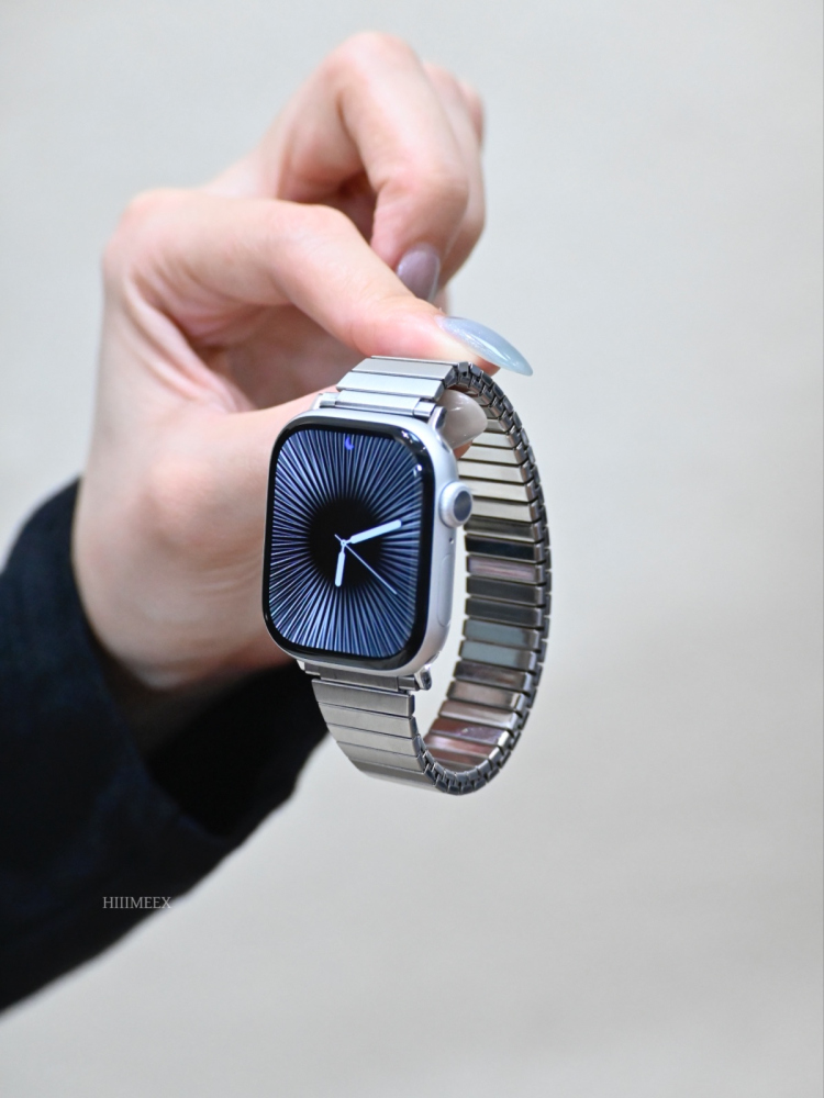 アップルウォッチバンド 高級感溢れる職人技ステンレスバンド
