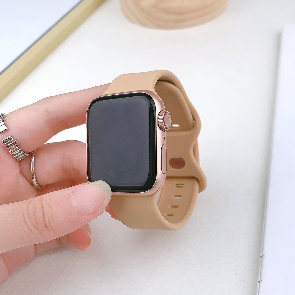 アップルウォッチバンド 柔軟素材スポーツバンド