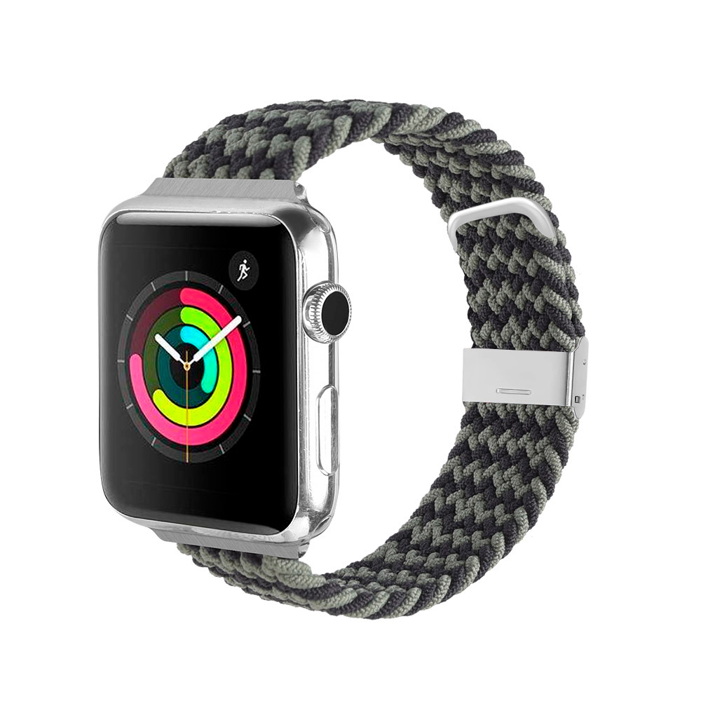 アップルウォッチバンド ナイロン編み込み時計替えベルト