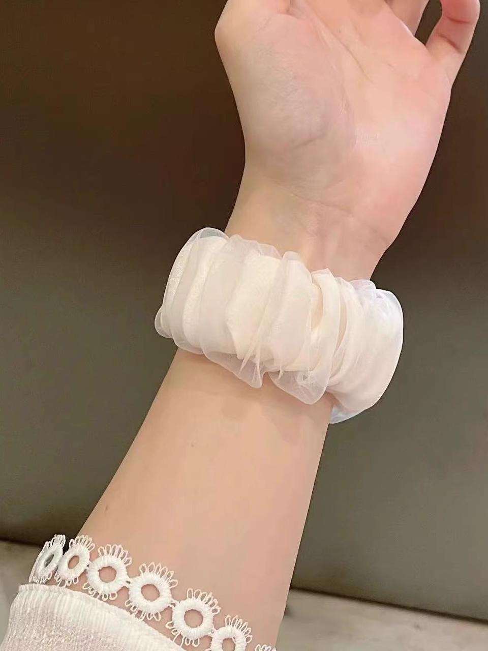アップルウォッチバンド シフォンリボン 腕時計ベルト