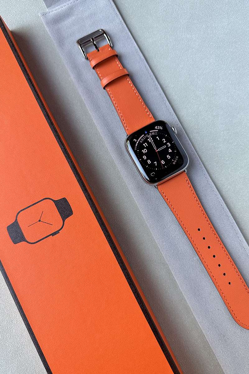 アップルウォッチバンド 高級レザー製スマートウォッチバンド