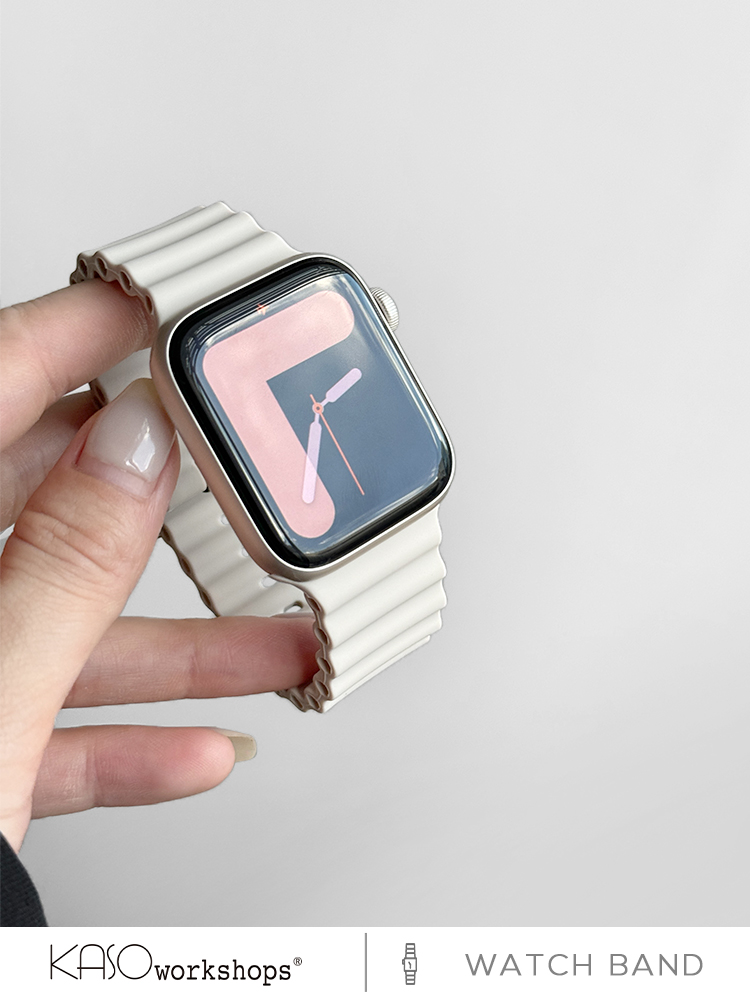 アップルウォッチバンド 波型クッション スポーツバンド