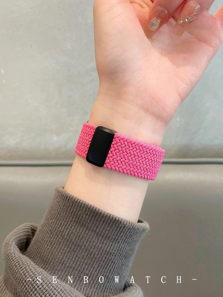 アップルウォッチバンド 伸縮編み込みメッシュバンド
