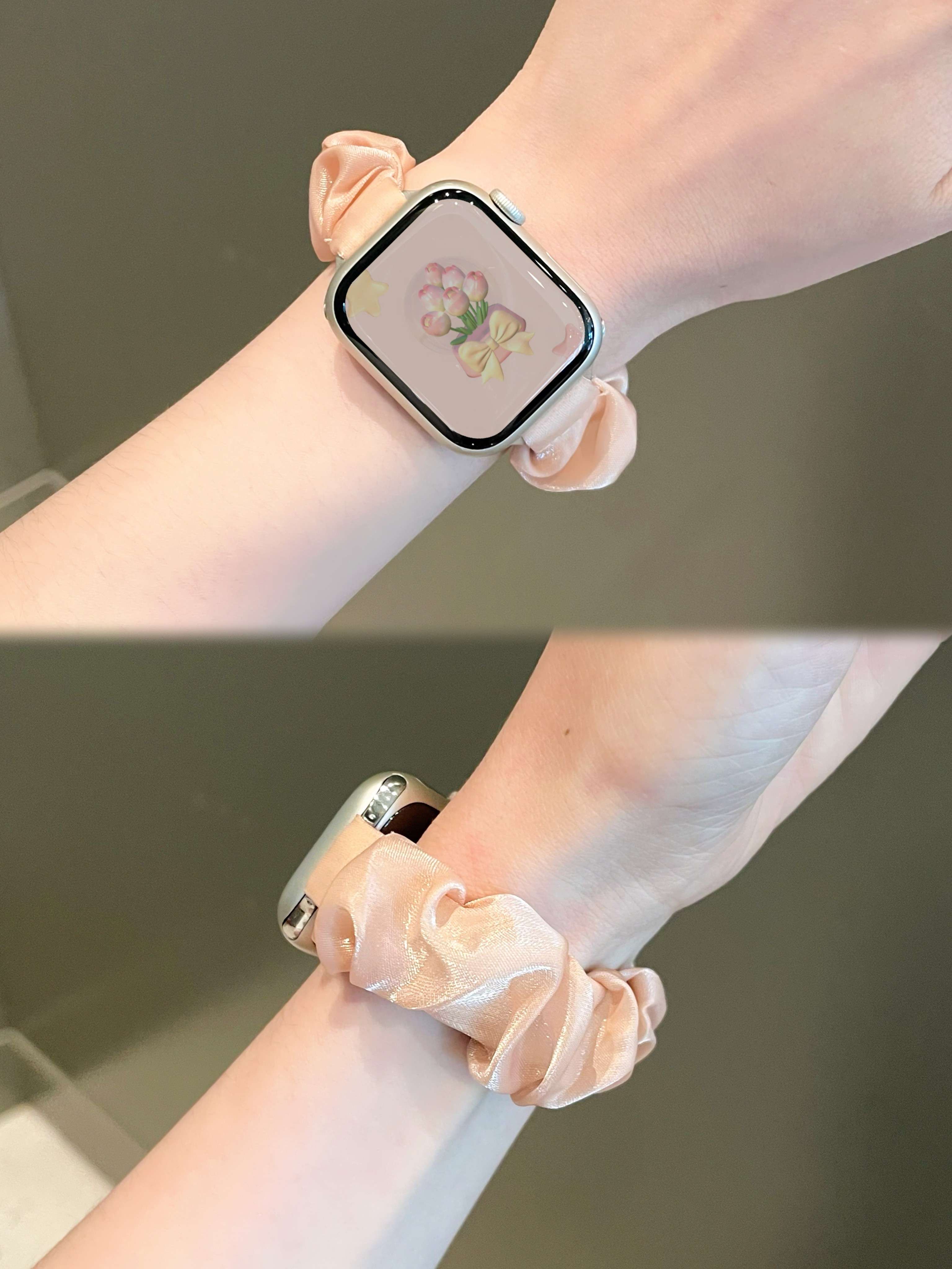アップルウォッチバンド シュシュスマートウォッチバンド