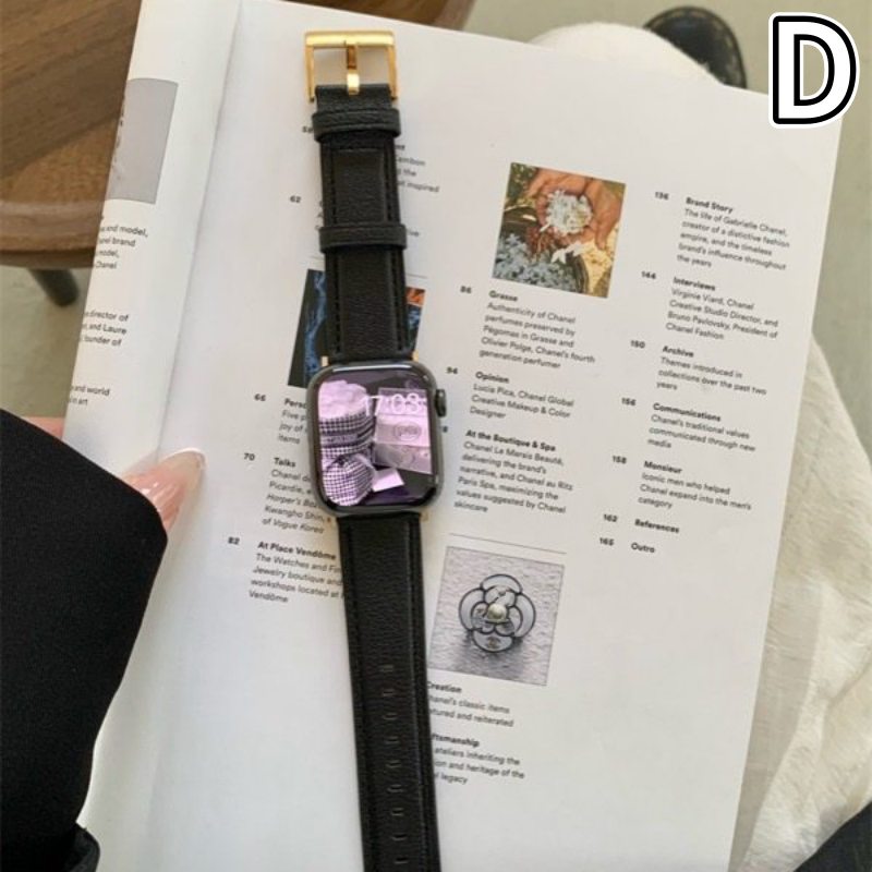 アップルウォッチバンド 高級感 アップルウォッチ ソロループ バンド ゴールド×ブラック
