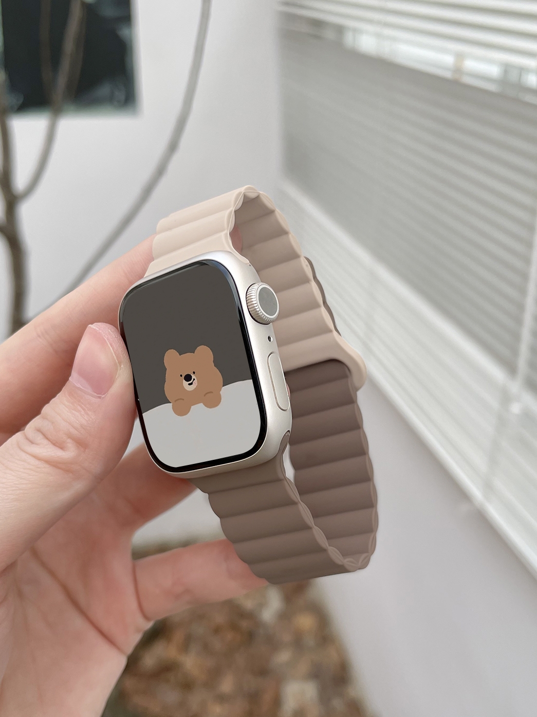 アップルウォッチバンド 液態シリコン磁気バンド