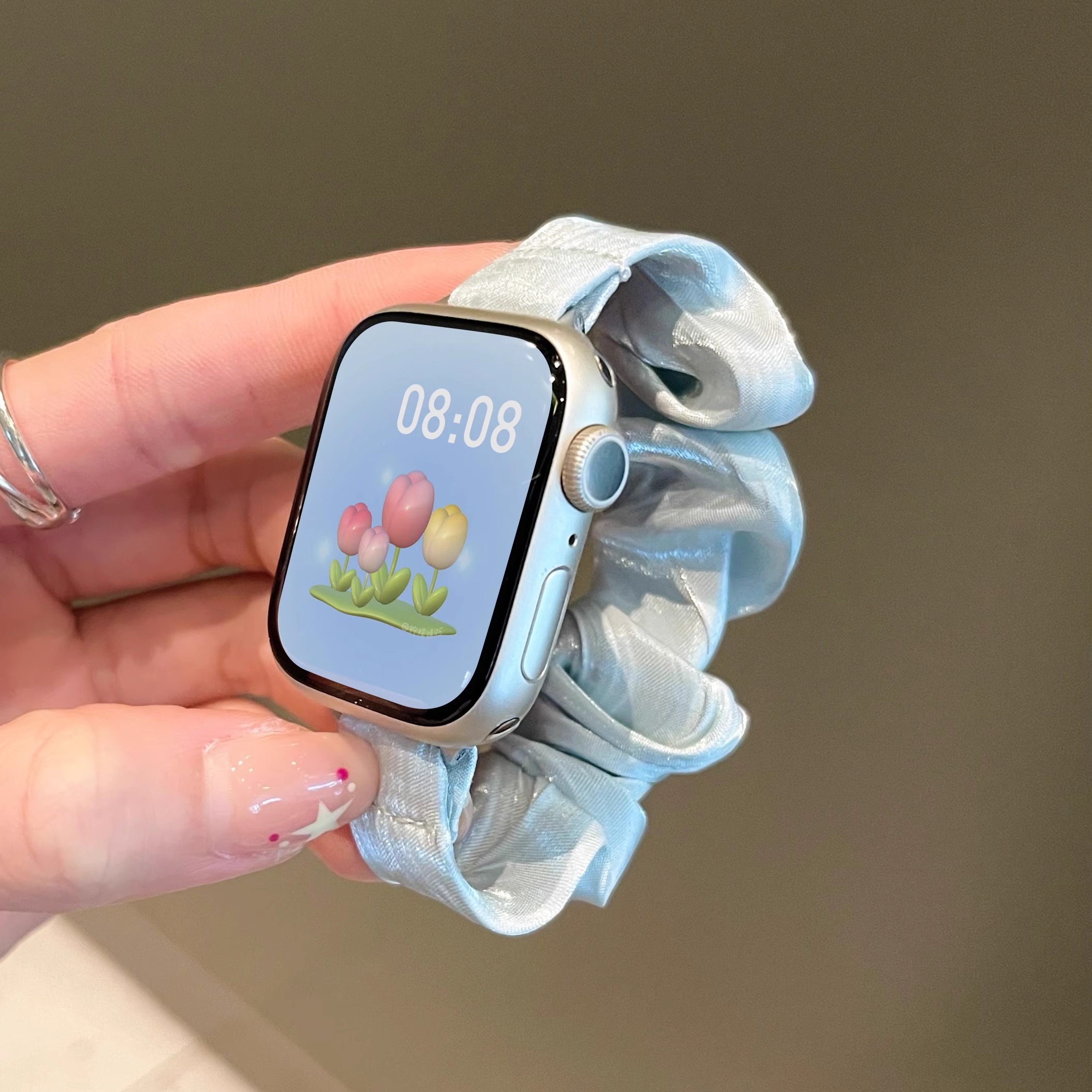 アップルウォッチバンド なめらかシャーリングバンド