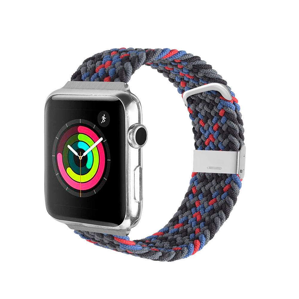 アップルウォッチバンド ナイロン編み込み時計替えベルト