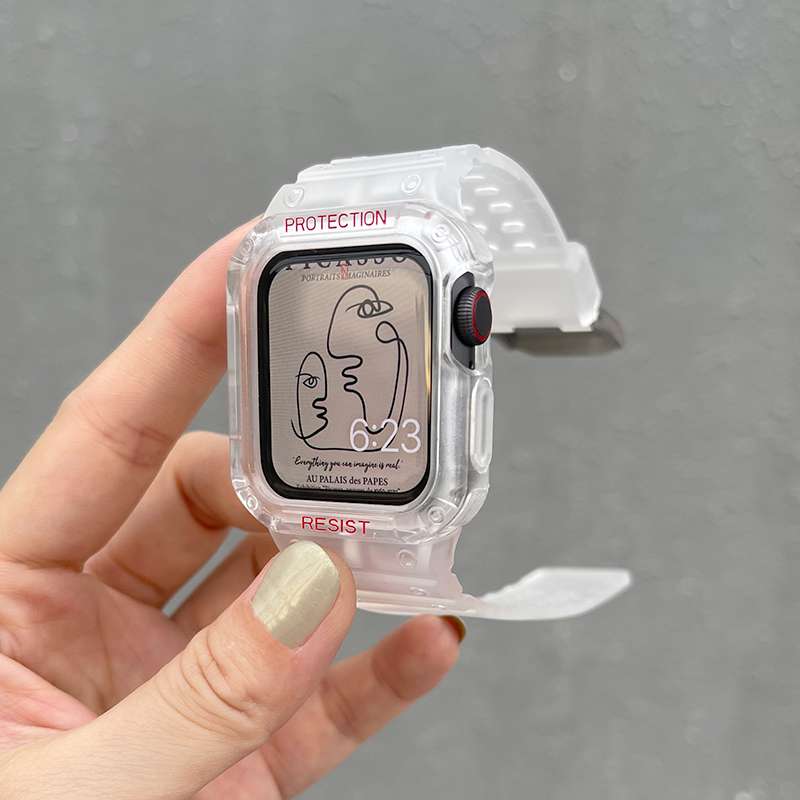 アップルウォッチバンド 保護機能付き芸術的アートウォッチケース