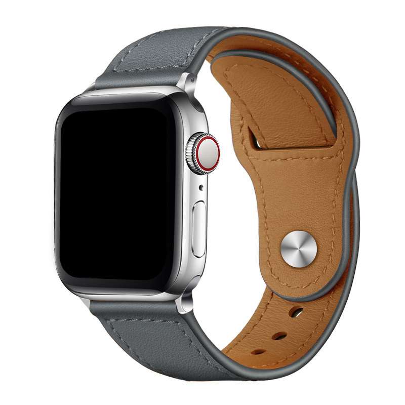 アップルウォッチバンド 高級レザー製スマートウォッチバンド