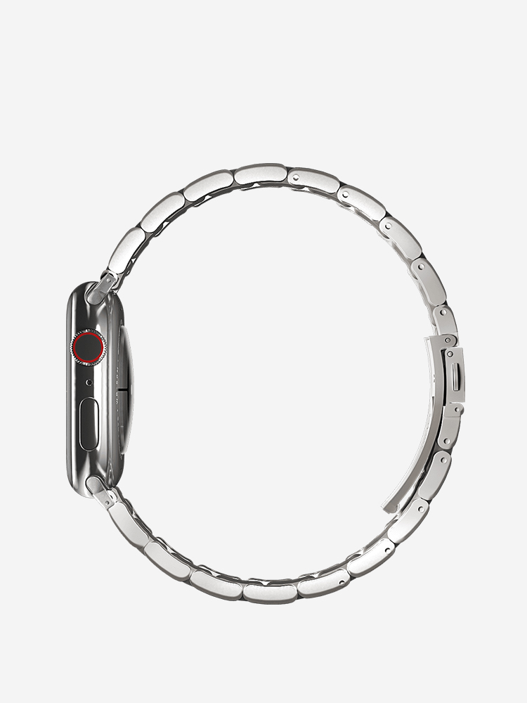 アップルウォッチバンド 高級感漂う金属の輝き