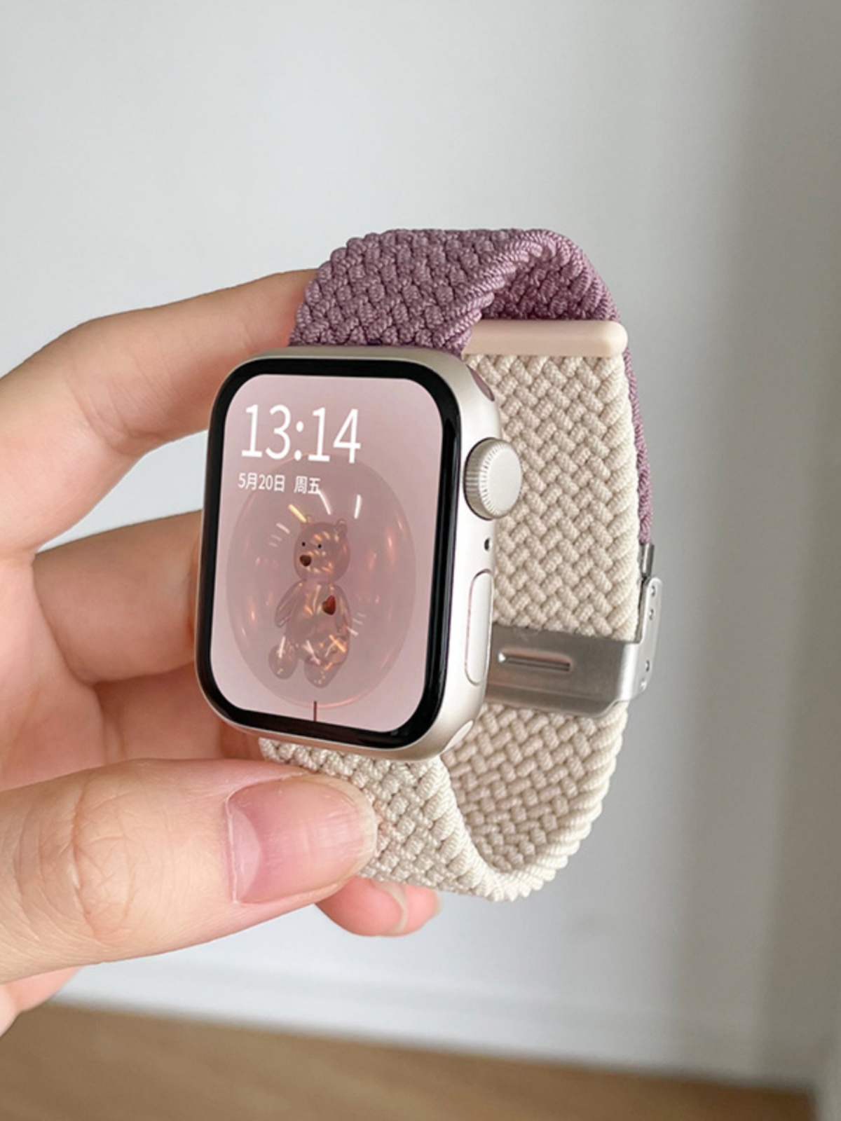 アップルウォッチバンド 編み込みソロループ スポーツバンド