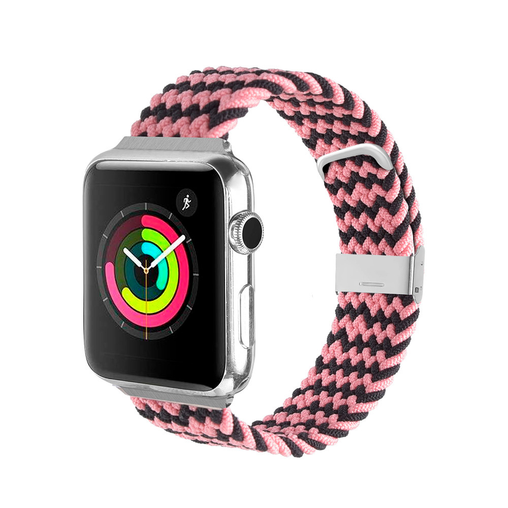 アップルウォッチバンド ナイロン編み込み時計替えベルト