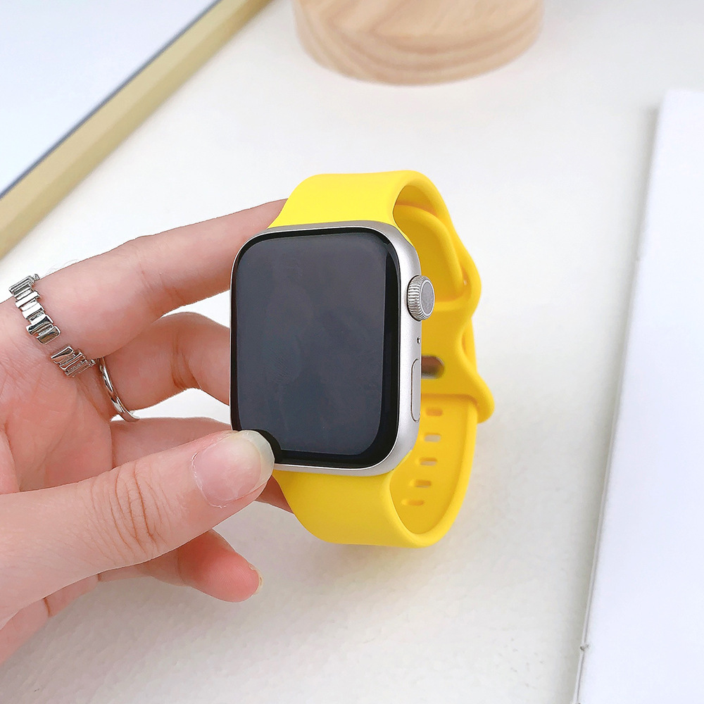 アップルウォッチバンド 柔軟素材スポーツバンド