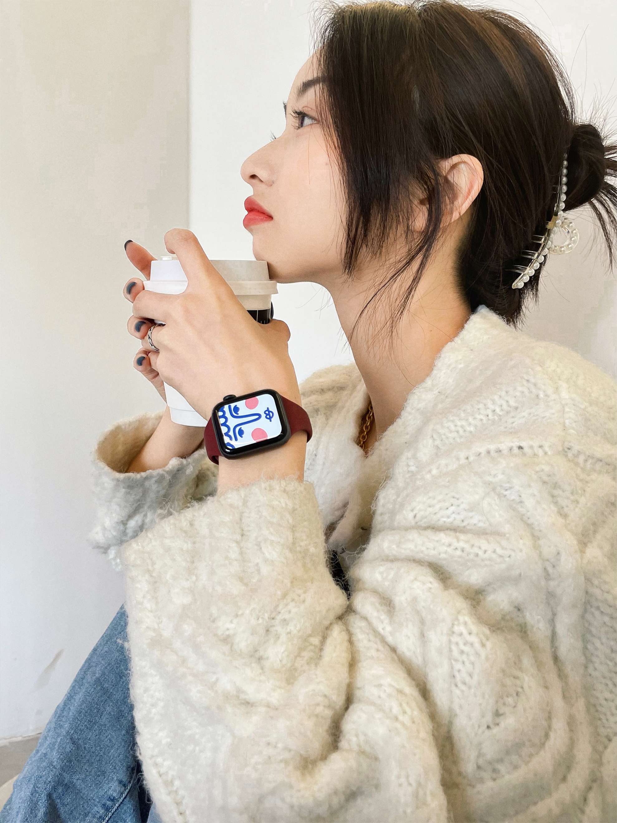 アップルウォッチバンド アートフェイスウォッチバンド