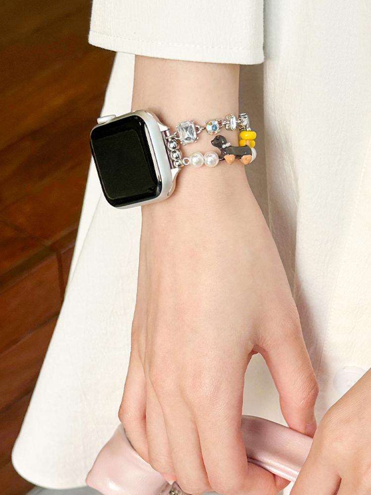 アップルウォッチバンド 宝石チャームブレスレットバンド