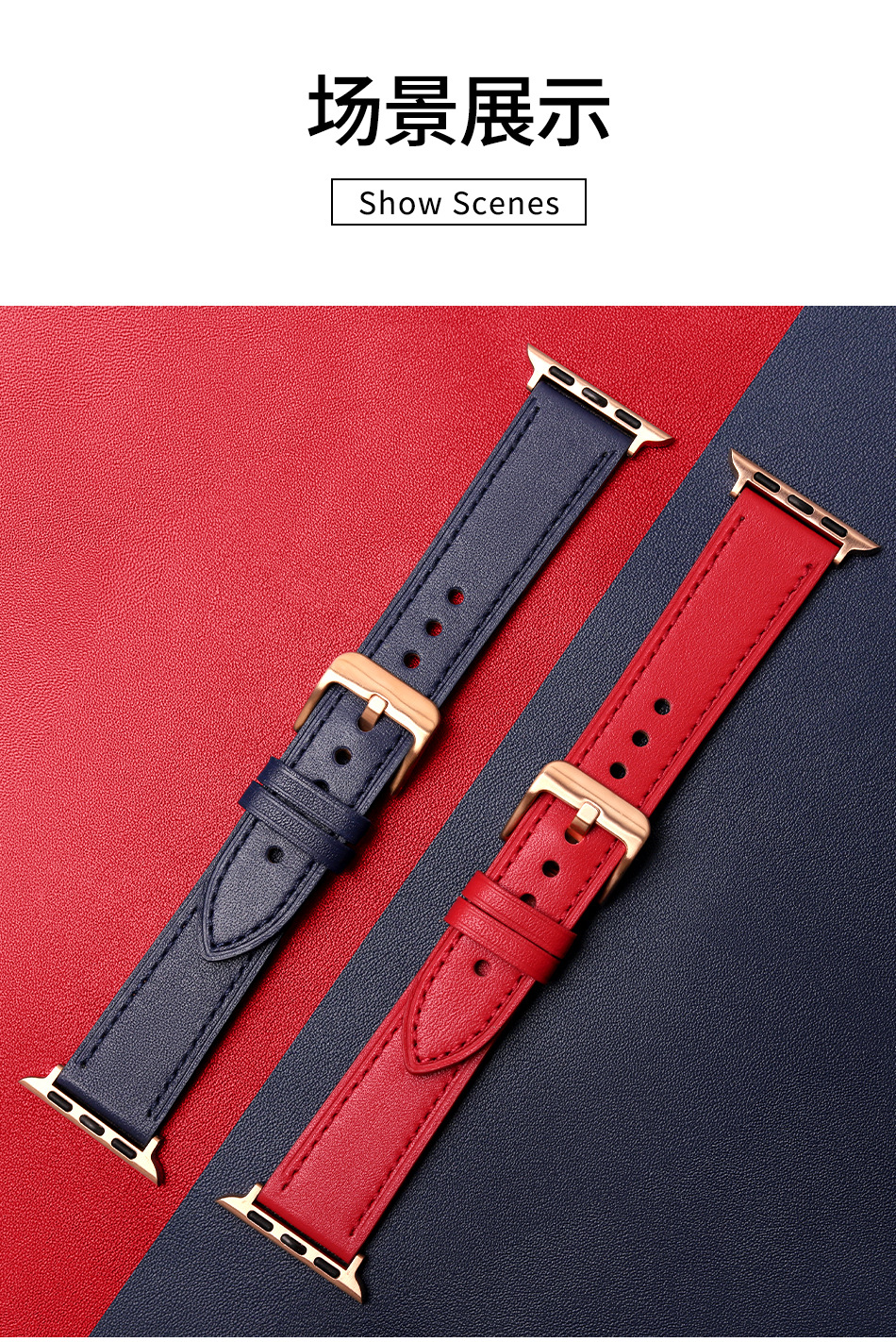 アップルウォッチバンド 頭層牛革柔軟仕上げ本革時計替えベルト