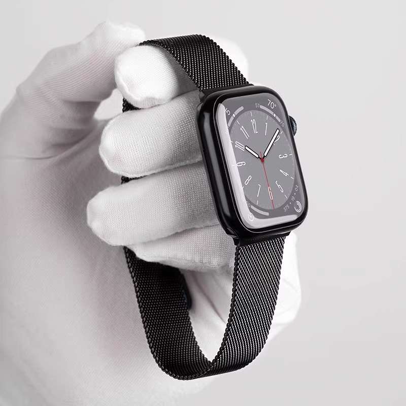 アップルウォッチバンド メッシュ金属製スマートウォッチバンド