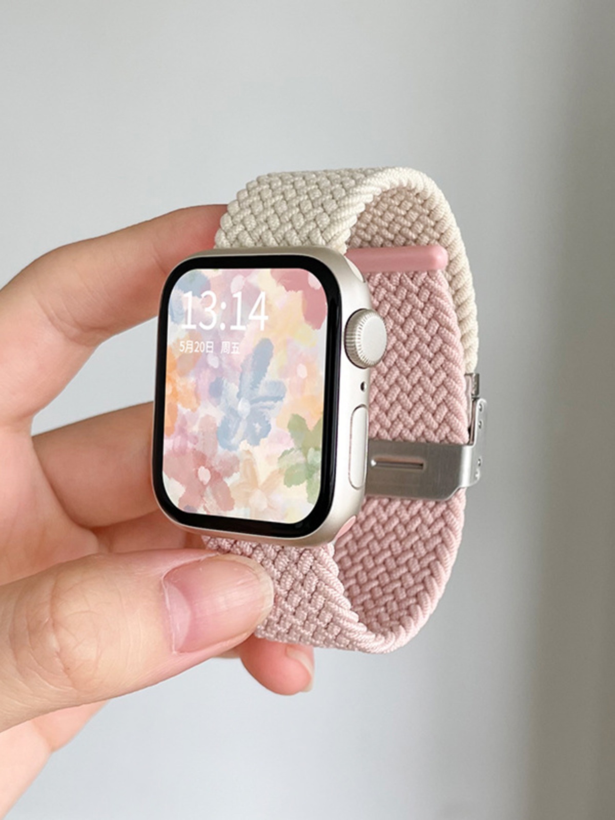アップルウォッチバンド 編み込みソロループ スポーツバンド