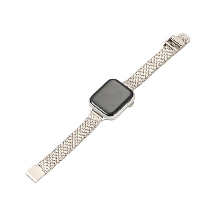 アップルウォッチバンド アップルウォッチ用 ステンレス編みベルト ブラック