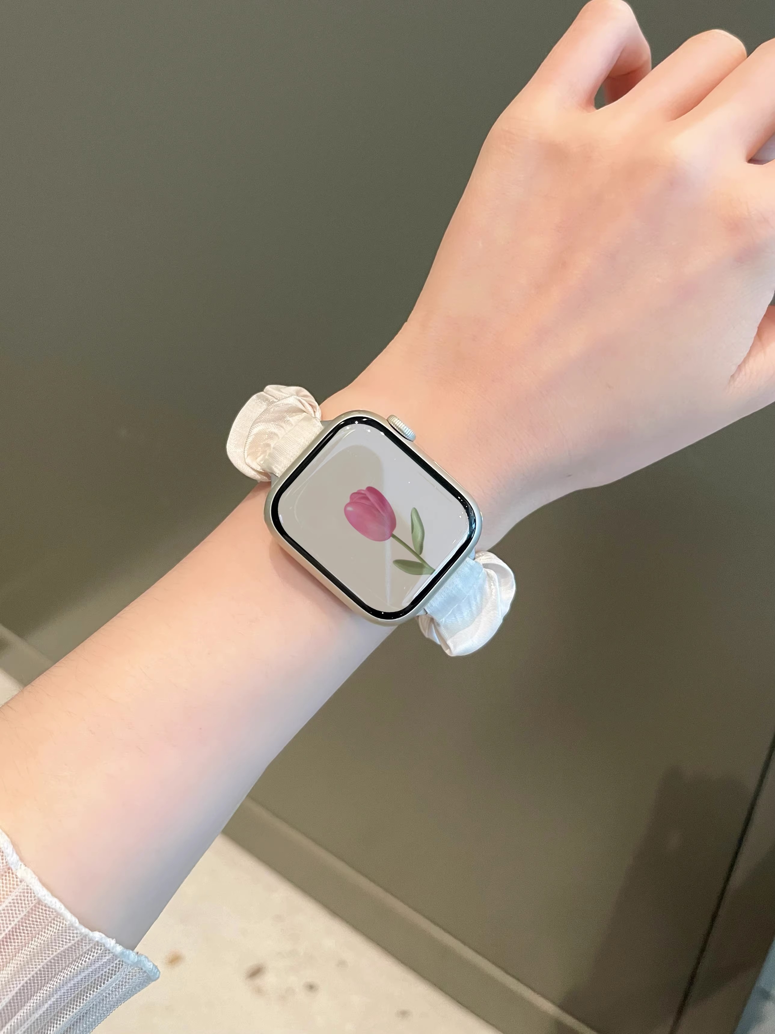 アップルウォッチバンド なめらかシャーリングバンド