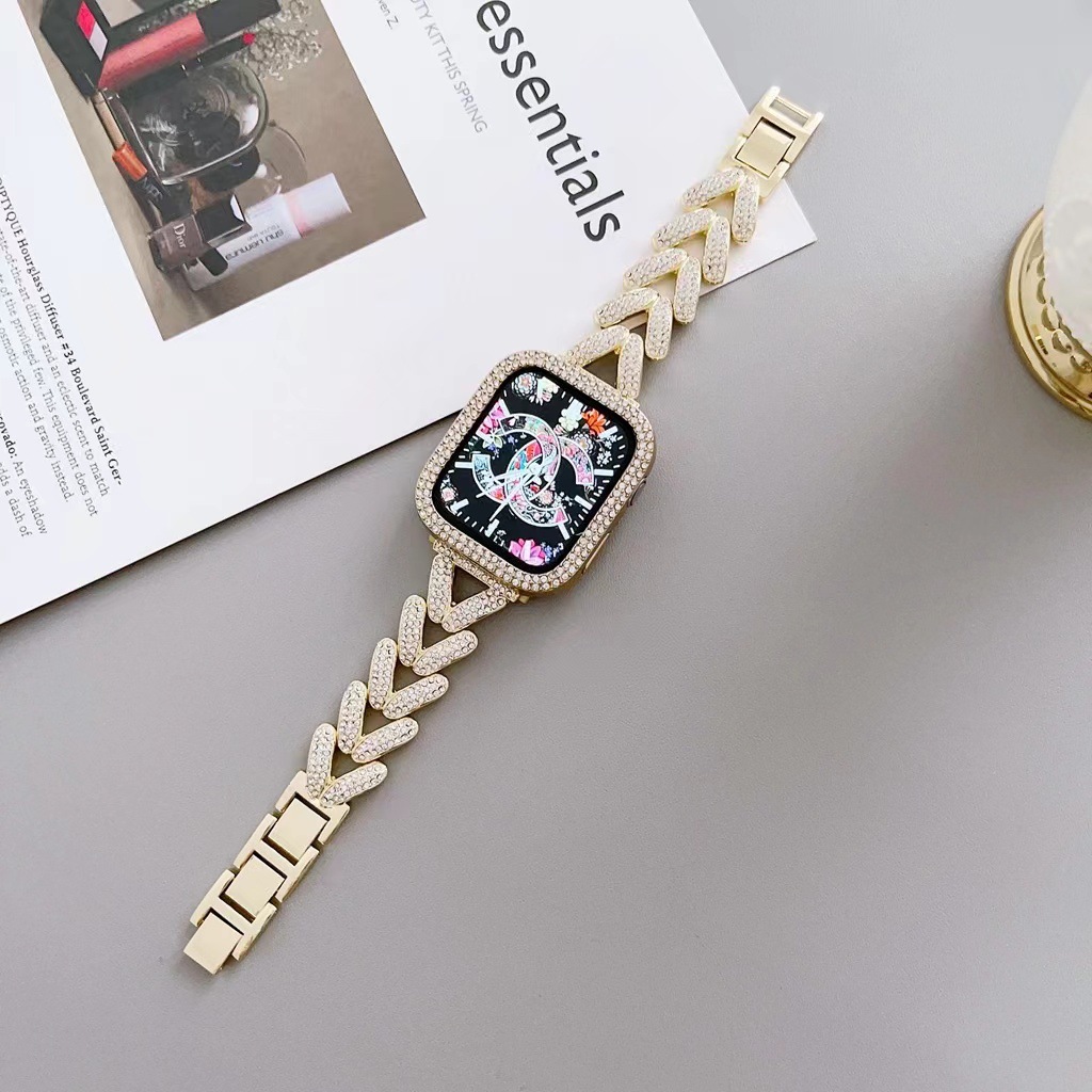アップルウォッチバンド ステンレス チェーン ベルト 時計 交換 ストラップ