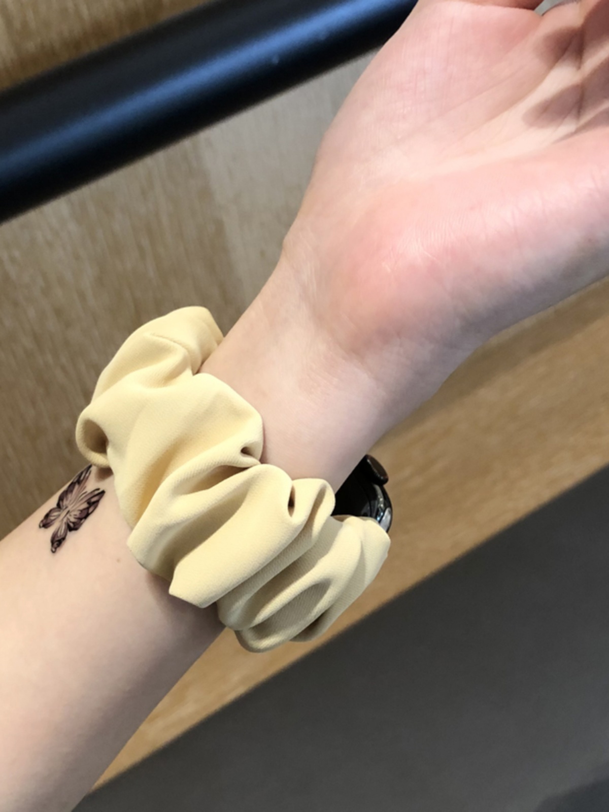 アップルウォッチバンド シュシュ風ナイロンバンド