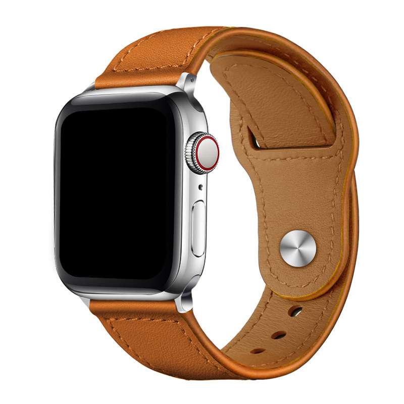 アップルウォッチバンド 高級レザー製スマートウォッチバンド