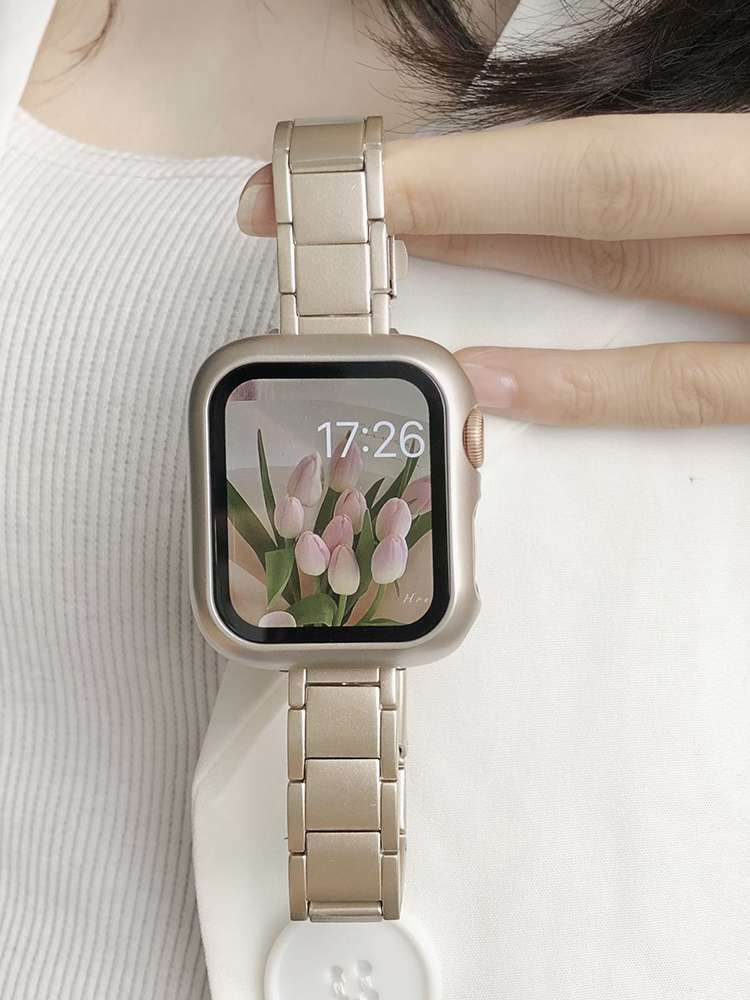 アップルウォッチバンド 洗練されたステンレスリンクブレスレット