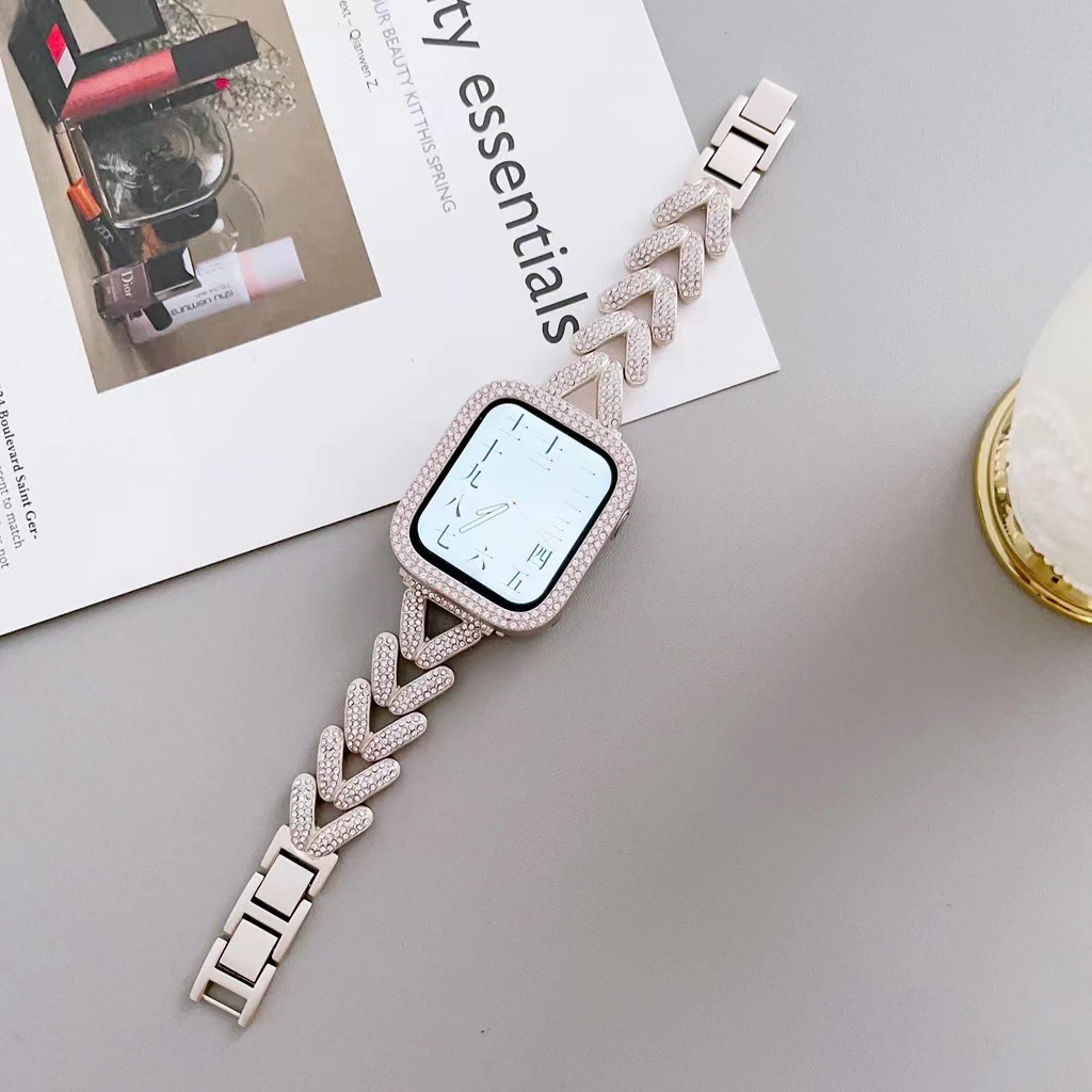 アップルウォッチバンド ステンレス チェーン ベルト 時計 交換 ストラップ