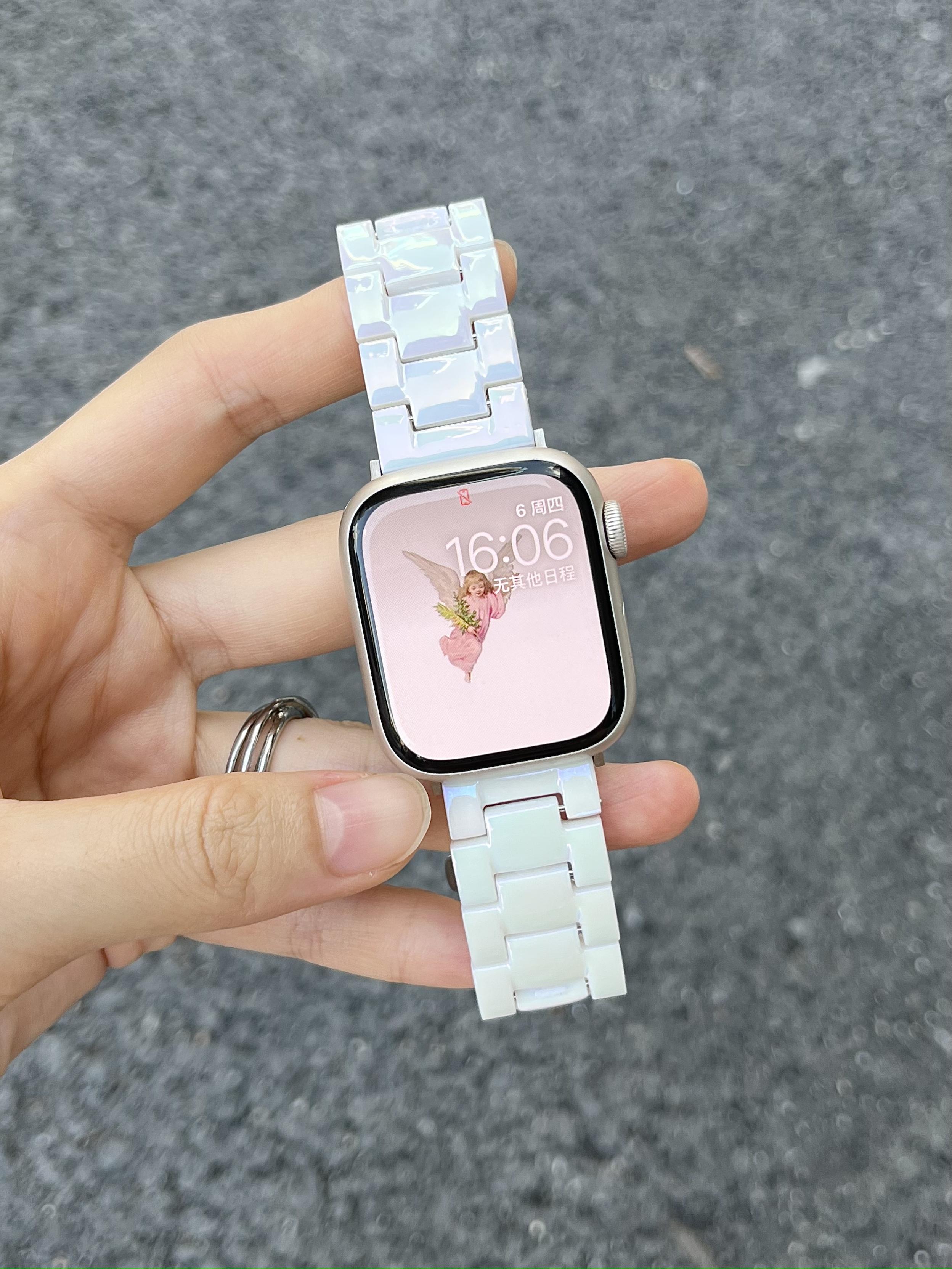アップルウォッチバンド パステルブロックベルト